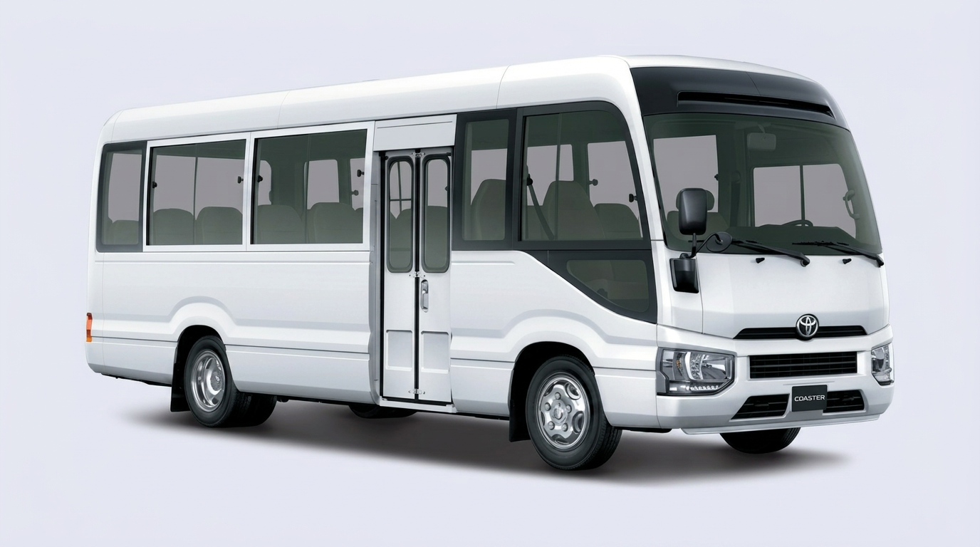 Coaster Bus (new shape) available for charter hire